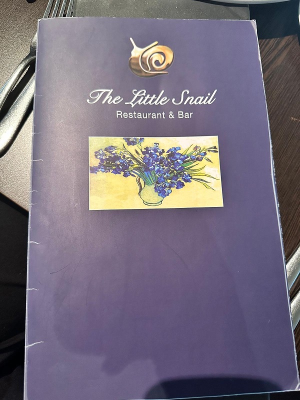 The Littre Snail メニュー